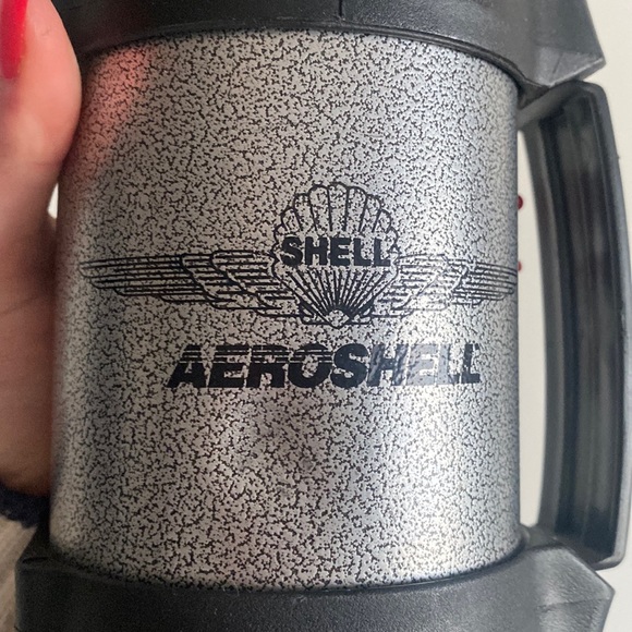 RARE Vintage SHELL AEROSHELL Thermos - Picture 5 of 6